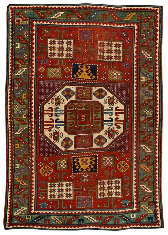 ANTIK KARACHOF KAZAK. 218 x 156,5 cm.