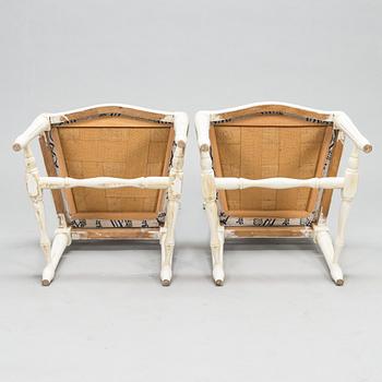 Stolar, 6 st, gustaviansk stil, 1900-talets första hälft.