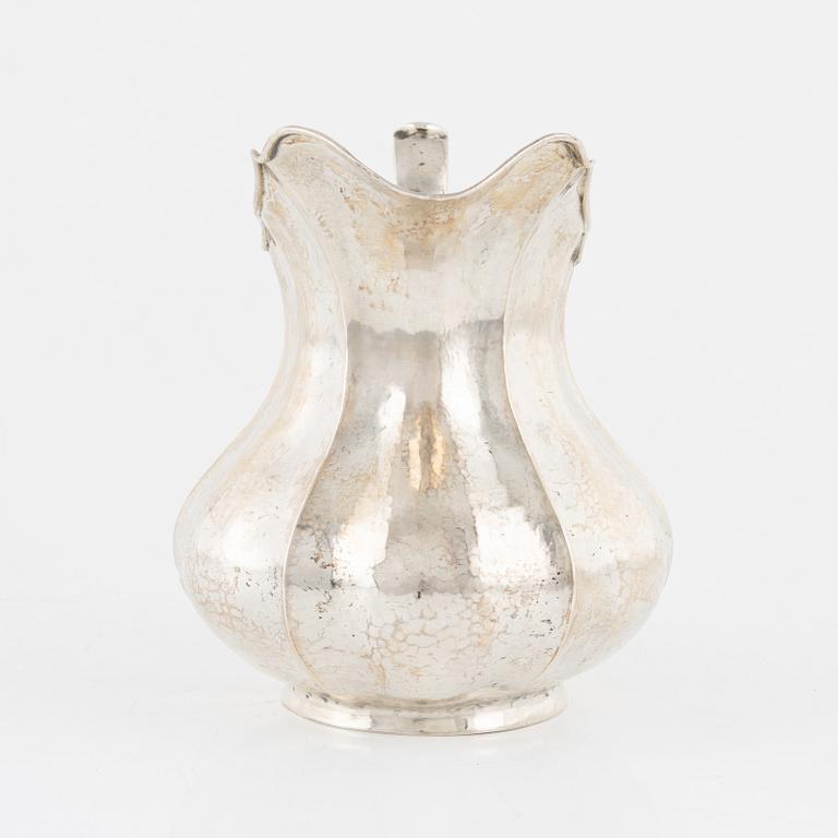 An Italian silver jug, 20th Century.