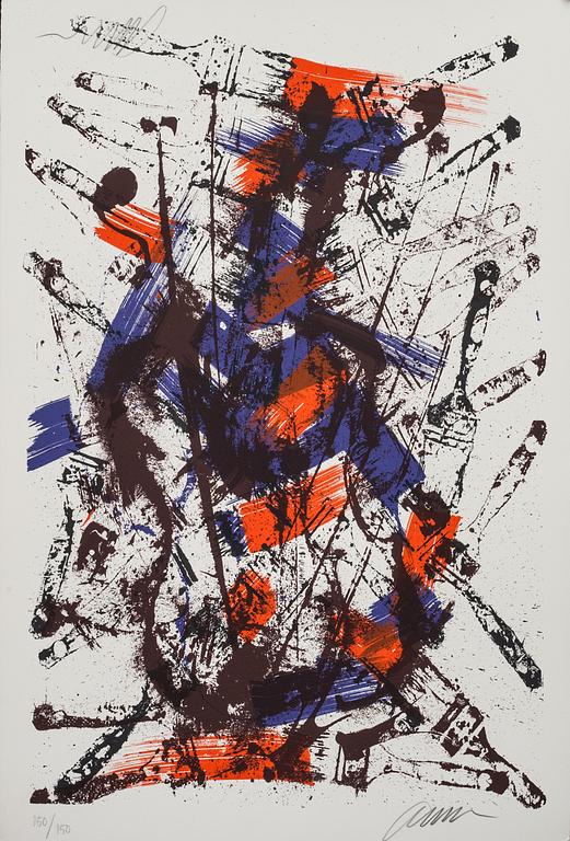 FERNANDEZ ARMAN, färgserigrafi, signerad och numrerad 150/150.