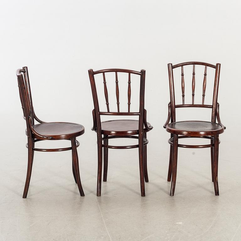 STOLAR, 6 st, mestadels Thonet-Mondus, omkring 1900.