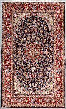 A CARPET, Najafabad, signed, around 427 x 256 cm.