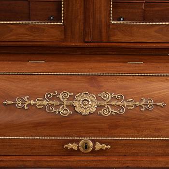 Writing cabinet,  by Johan Söderberg (instrument maker under the carpenter's guild in Stockholm 1803-1820) Empire,