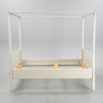 A 'Skattmansö' four poster bed, Ikea, 1990's.