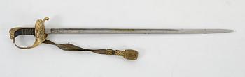 SABEL/PALLASCH, troligen ca 1860 för officer vid flottan.