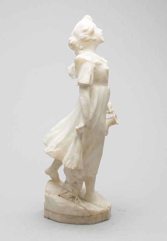 SKULPTUR, marmor, 1800-tal.
