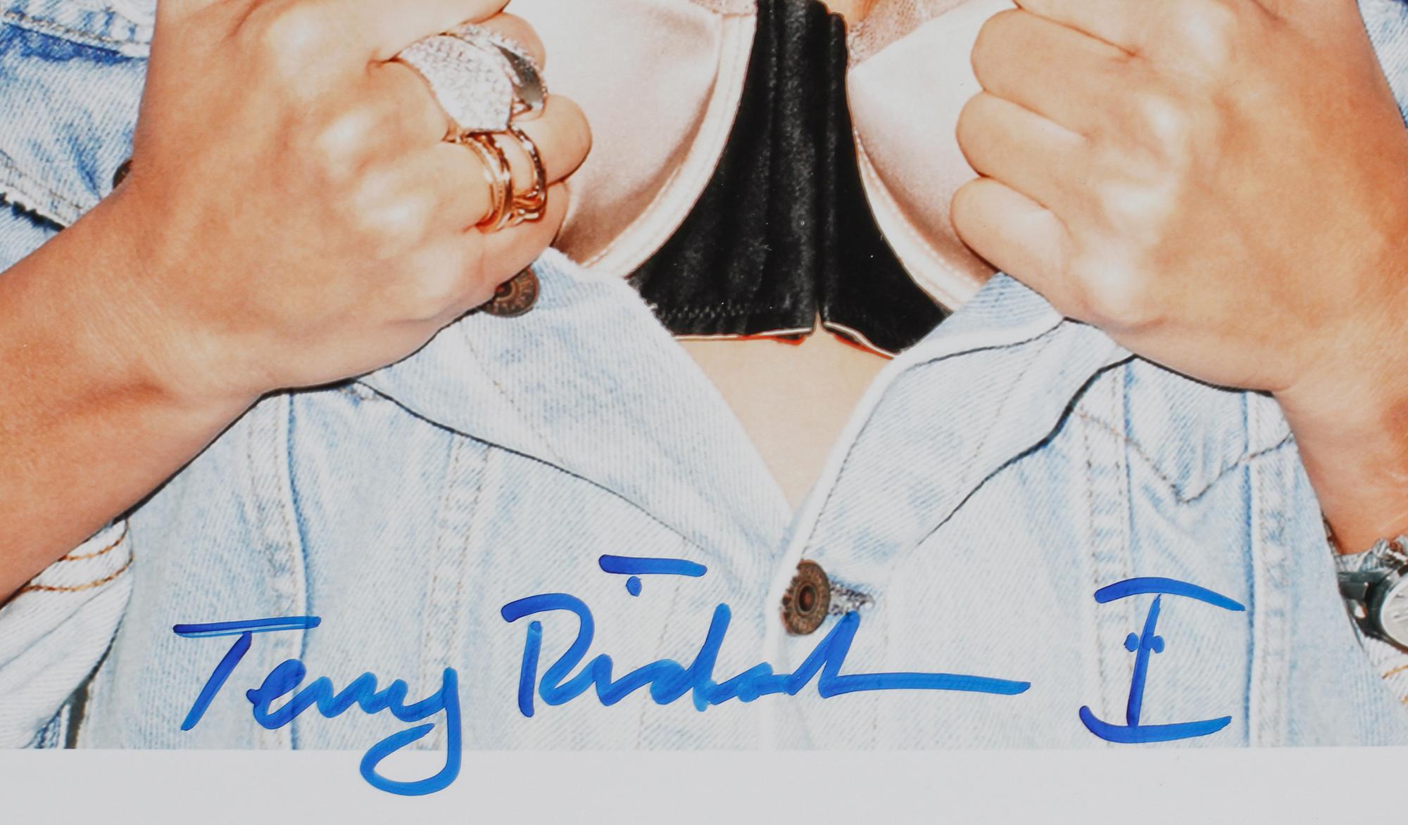 AUTOGRAFBILD, signerad Terry Richardson, 2000-tal.
