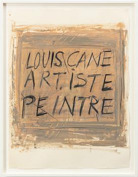 Louis Cane, "Louis Cane Art.Iste Peintre".