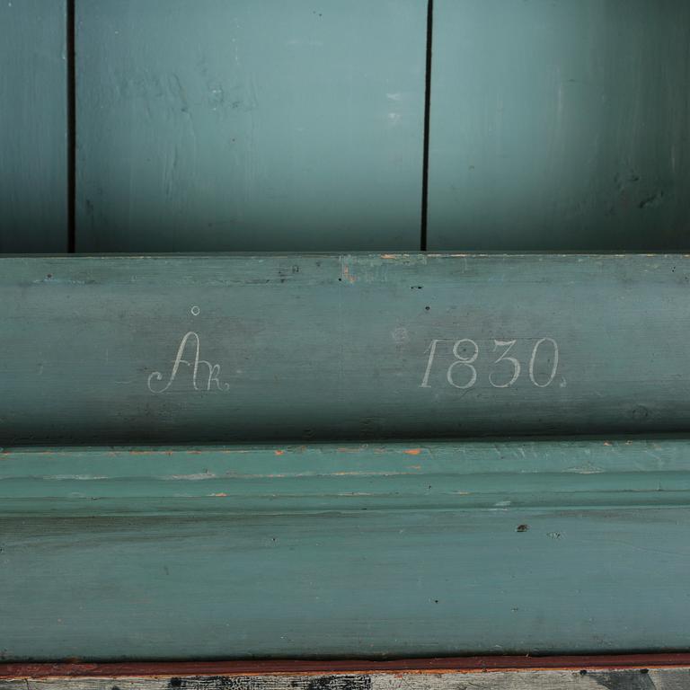 SKÅP, allmoge, Jämtland, bär datering 1838.
