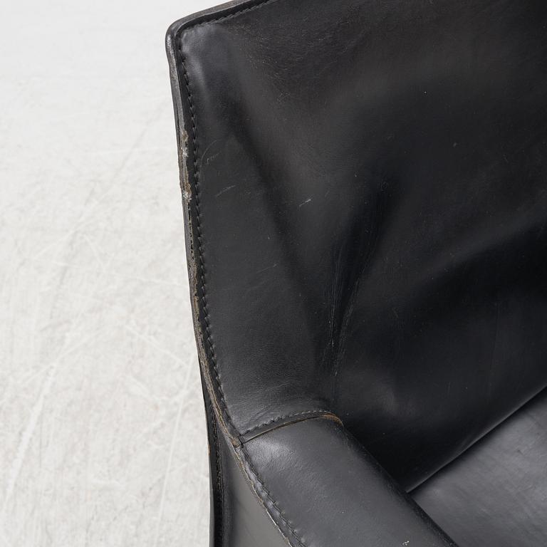 Mario Bellini, a '413 CAB' armchair, Cassina, Italy.
