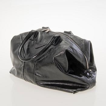 YVES SAINT LAURENT Easy Patent Leather Boston Bag.
