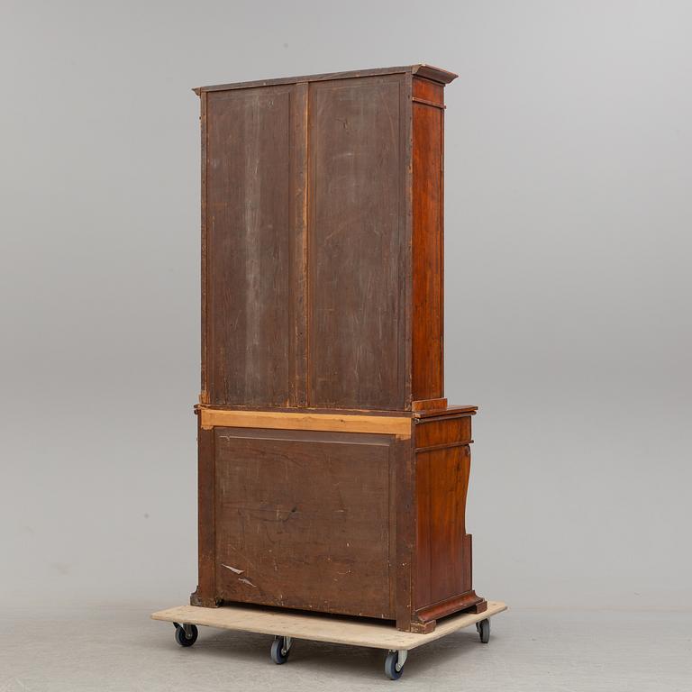 A 19th century mahogany bookcase.