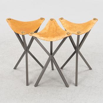 Per Söderberg, three bar stools, 'NEB (No Early Birds)', DIS Inredning, 21st century.