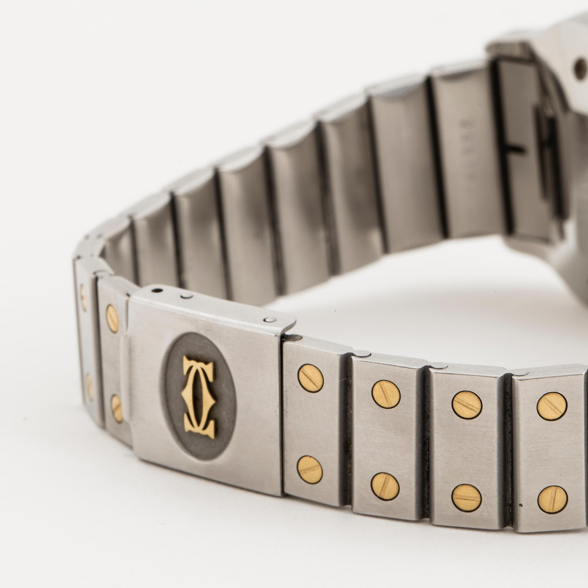 Cartier, Santos Carree, wristwatch, 29 x 29 (41) mm.