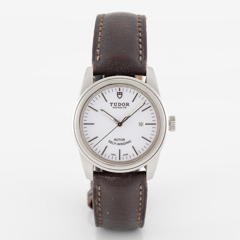 Tudor, Geneva, Glamour Date, wristwatch, 31 mm.