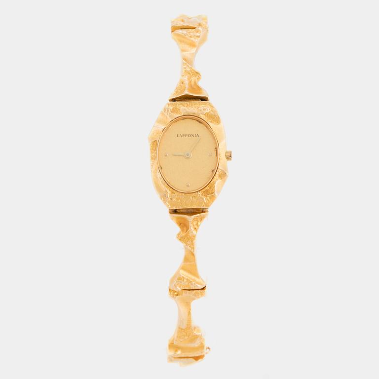 A Björn Weckström Lapponia ladies watch, 'Pola negri'. 18K gold. 1995.