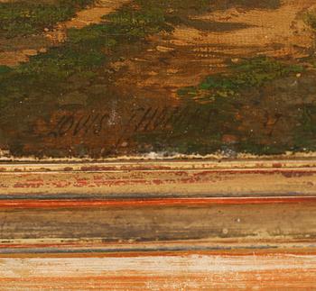 LOUIS-FRANÇOIS THOMAS, olja på duk, signerad.