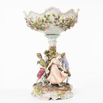 A porcelain centrepiece, Germany, circa 1900.