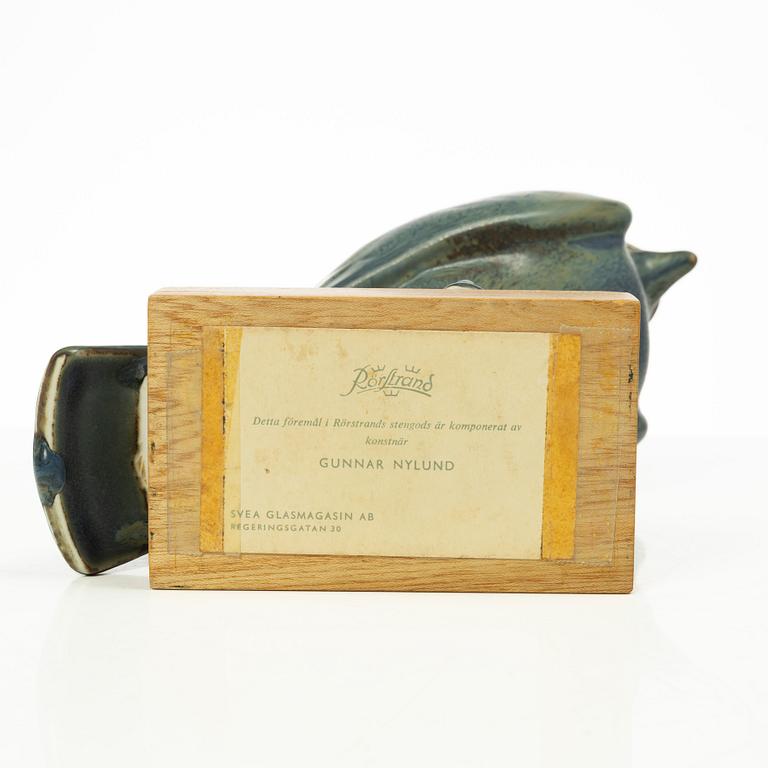 Gunnar Nylund, figurin, stengods, Rörstrand.