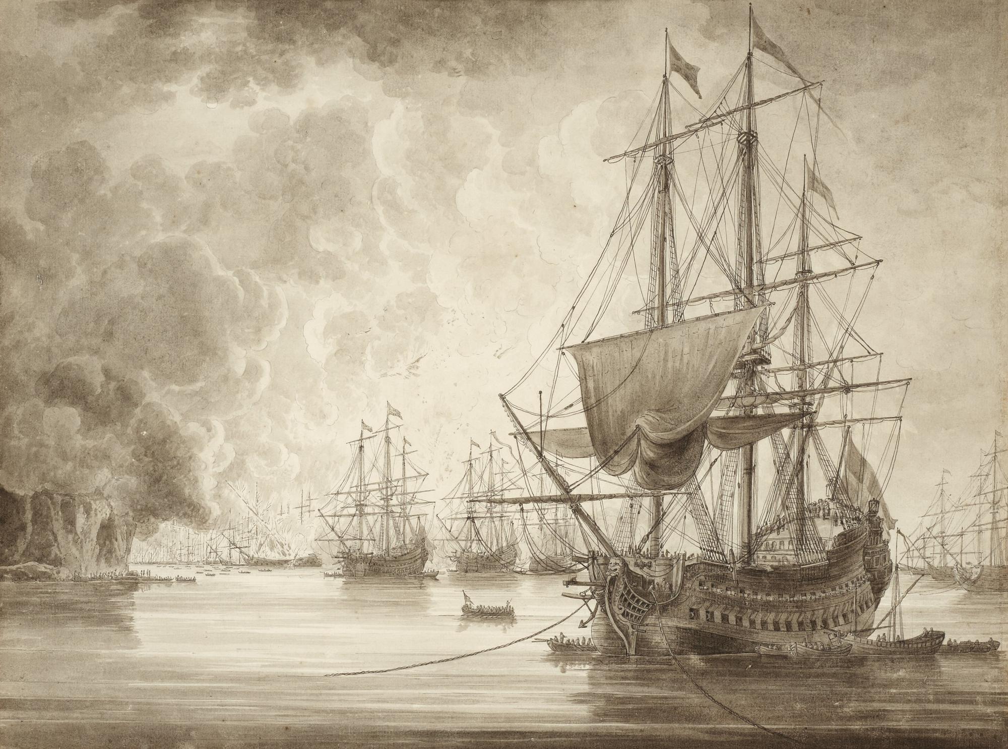 Elias Martin, The Battle of Svenskund.