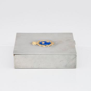 Firma Svenskt Tenn, a pewter box, Stockholm 1933.