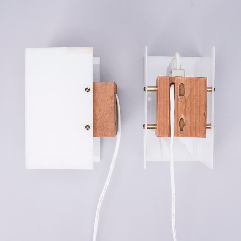 VÄGGLAMPOR, ett par, Yki Nummi, Stockmann Orno.