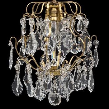 An early 20th century baroque style ceiling light.