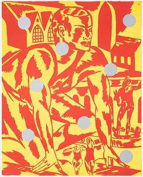 Mapp, 4 litografier,"5Th IAAF World Championships in Athletics Götebog 1995".