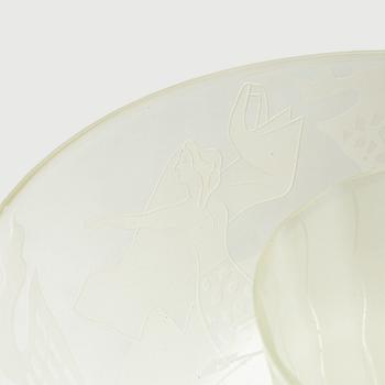 Carl Erik Bodén, A Swedish Modern ceiling lamp, Glössner, 1930's - 1950's .