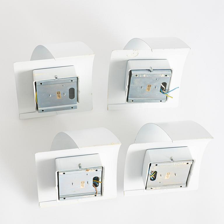 Peter Celsing, vägglampor, 4 st, "Band", Falkenbergs Belsyning, 1980/90-tal.