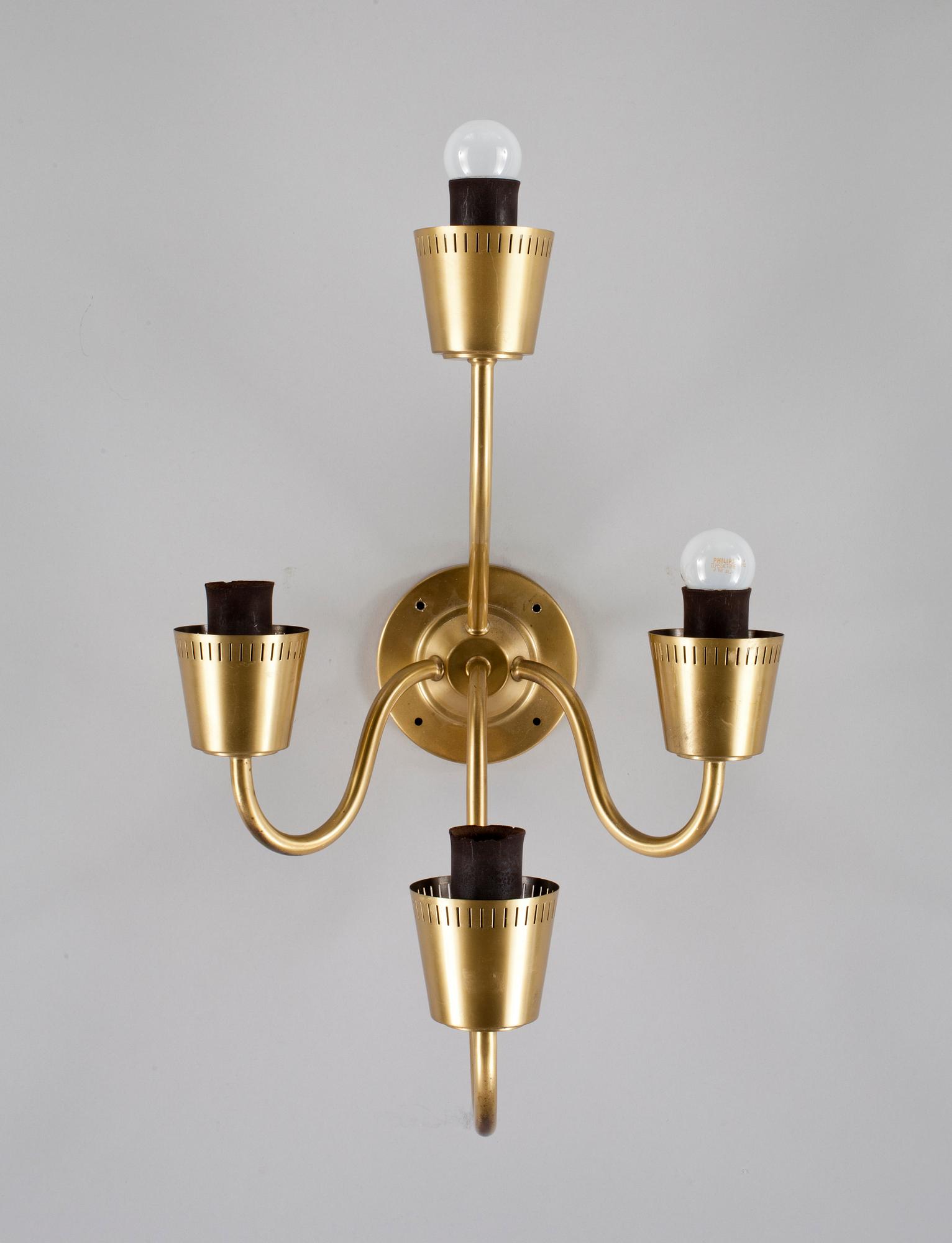 ATELJÉ LYKTAN sannolikt, vägglampor 1 par, 1950-tal.