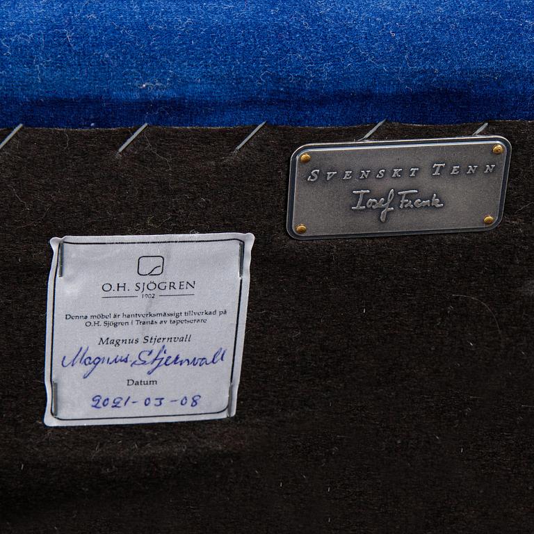 Josef Frank, a 'Liljevalchs' sofa, Svenskt Tenn, Sweden, recent production.