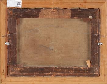 JOHN JOSEPH HUGHES, olja på duk. Signerad.