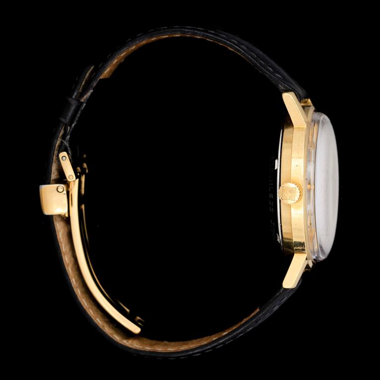 HERRARMBANDSUR, 18 k guld, Zenith, bär dat 1976.