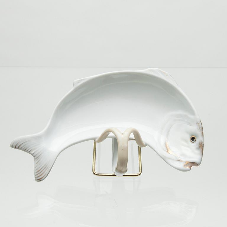 SERVERINGSFAT, porslin, Gardner 1880-90, Ryssland.