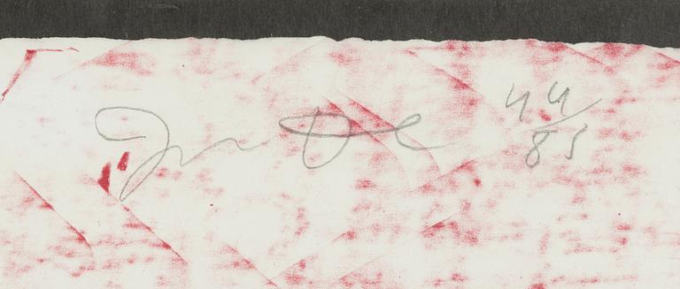 Jim Dine, Dutch Hearts: One Plate.