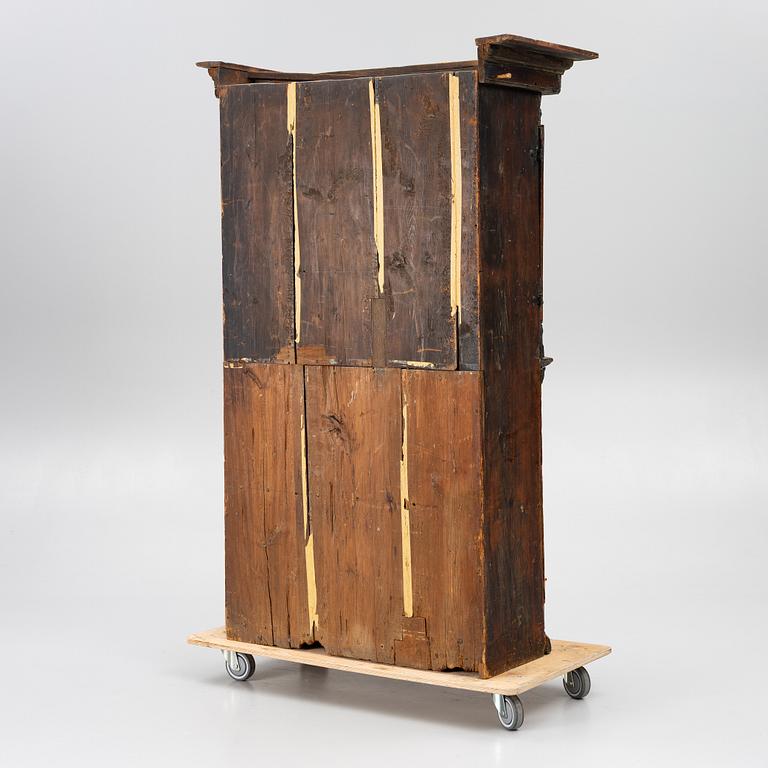 A pine cabinet, second half of the 18th Century.