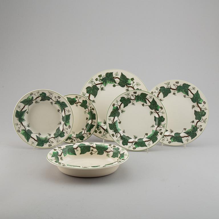 A part Wedgwood dinner service, 'Napoleon Ivy'. (55 pieces).