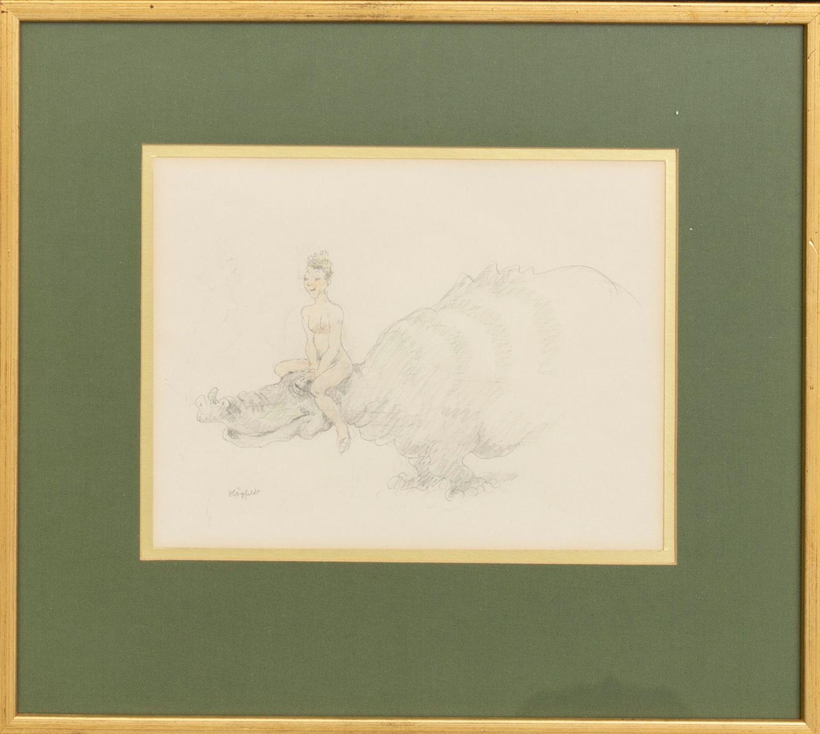 ROBERT HÖGFELDT, 3 mixed media signed.