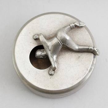 MANSCHETTKNAPPSASK, tenn, Widerholm & Dahlberg, Eskilstuna,