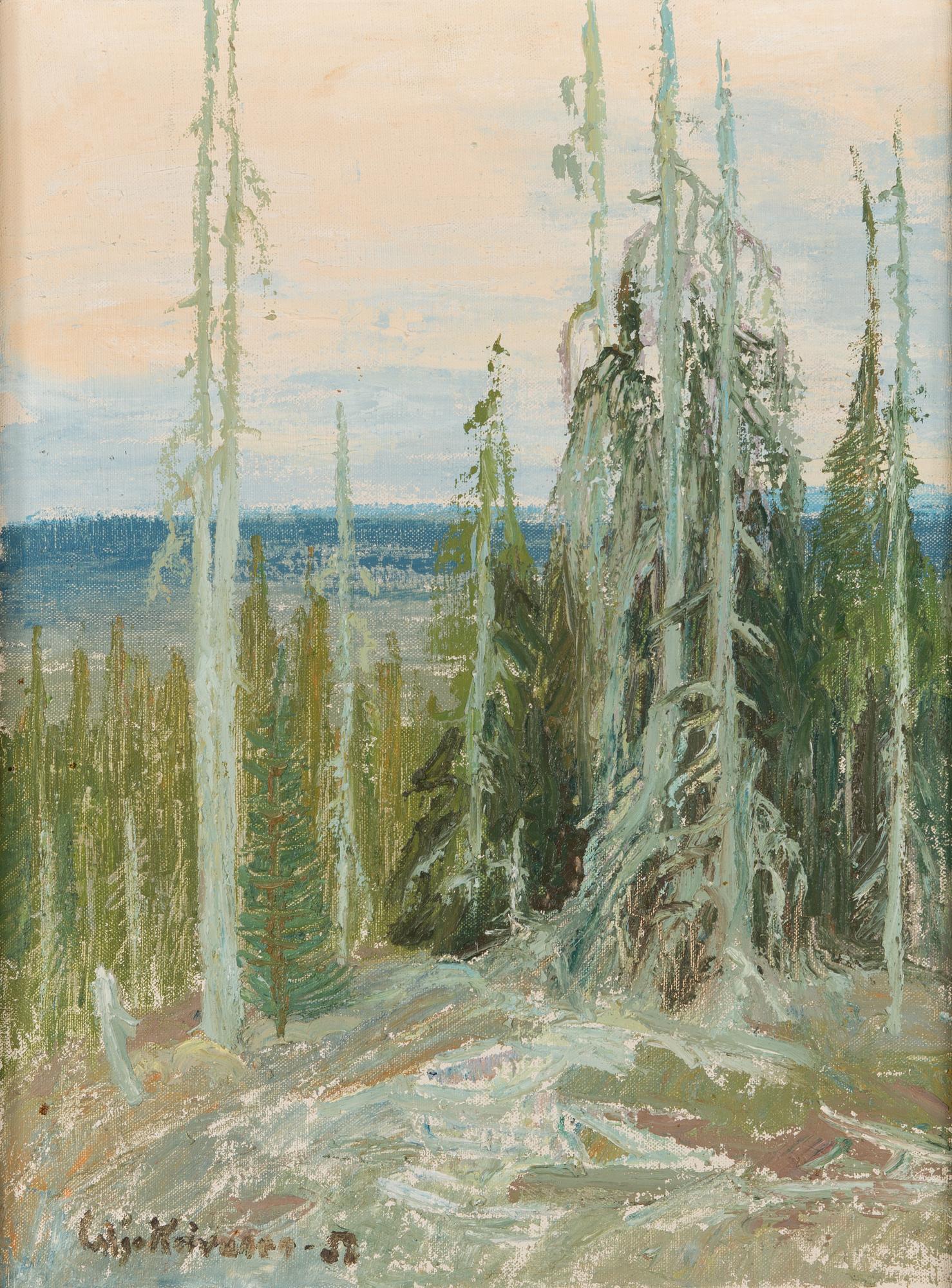 Lahja Koivunen, öljy kankaalle, signeerattu ja päivätty-52.