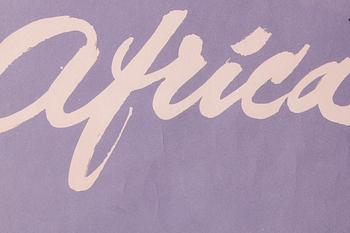 Otto Nielsen, a vintage 'Africa SAS Scandinavian Airlines System' poster, Denmark, circa 1958.