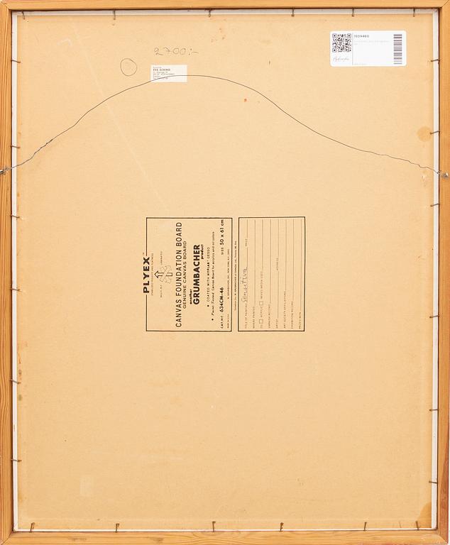 Eva Acking, olja på pannå signerad.