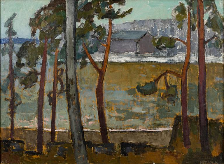 SEPPO NÄÄTÄNEN, olja på duk, signerad.