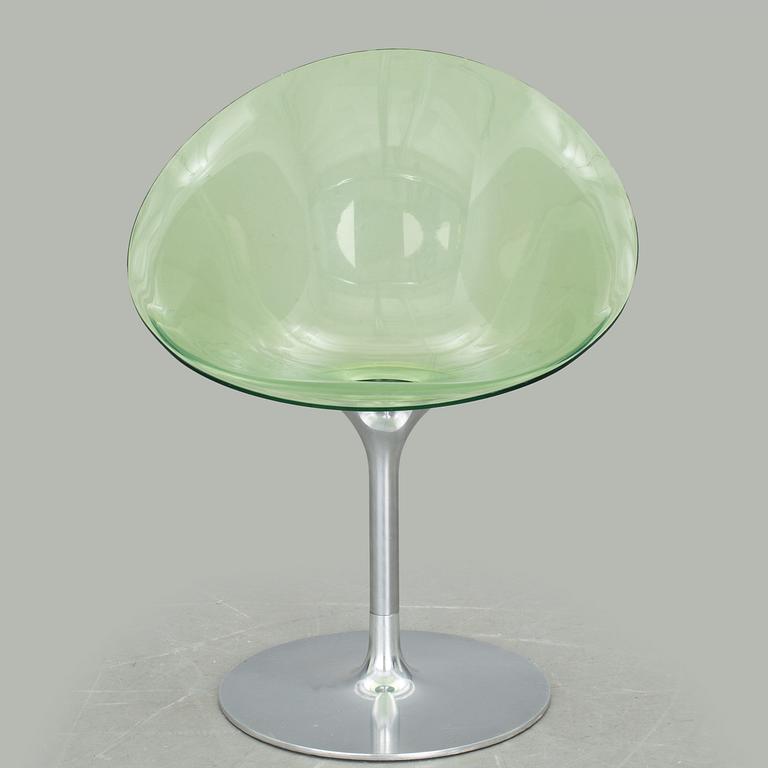 STOLAR, 3 st. "Eros", Philippe Stark för Kartell, märkta, sent 1900-tal.