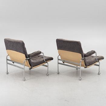 Bruno Mathsson, a pair of "Karin" armchairs, Dux, Sweden, second half of the 20th century.