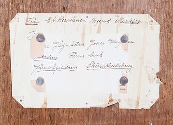 KRONSKÅP, allmoge, tidigt 1800-tal.