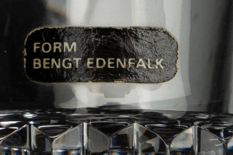 A BENGT EDENFALK 53 pcs Corona glass service, later part of the 20th century.