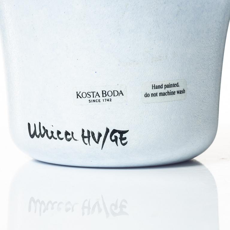 Ulrica Hydman-Vallien, a glass vase, Koda Boda.