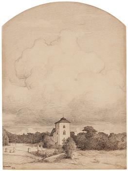 Prins Eugen, Large cloud over Tyresö church.